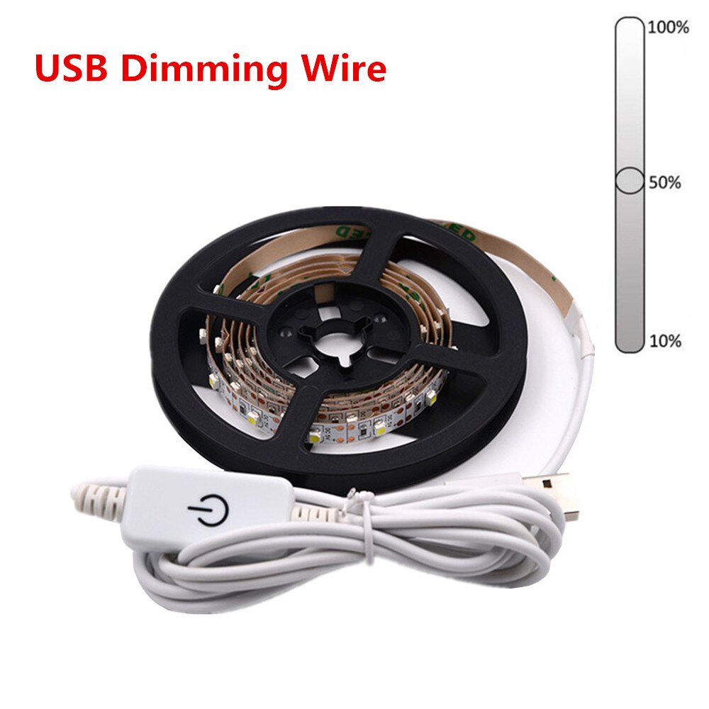 

ASMTLED Светодиодная лента USB 5В 50см/1м/2м/3м тёплый/белый свет