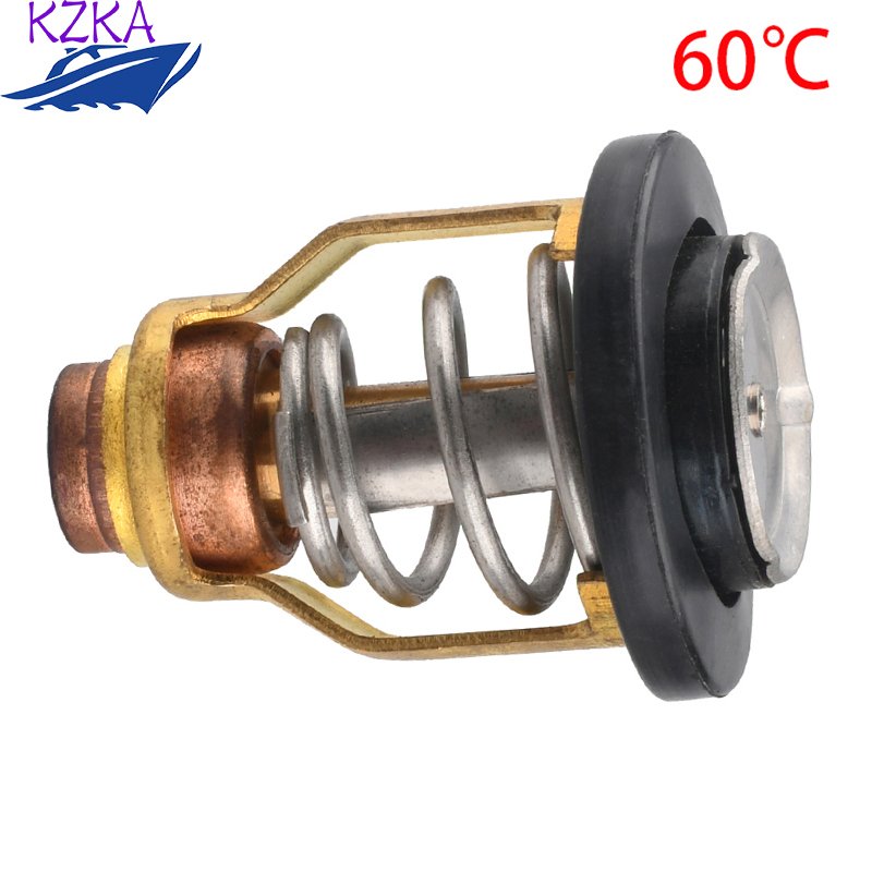 

67F-12411-01 60 градусов термостат для Yamaha F75 F80 F90 F150 VF250 Запчасти для двигателя 67F-12411 60 ° послепродажное обслуживание