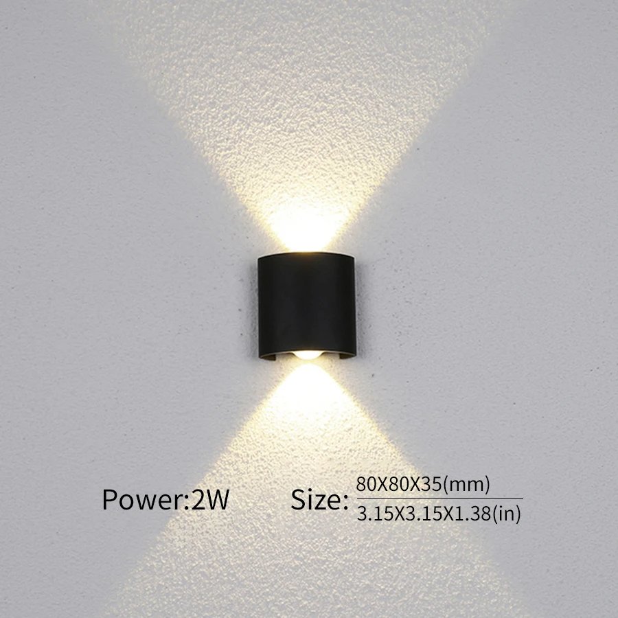 

LED Настенный Светильник 2Вт Белый