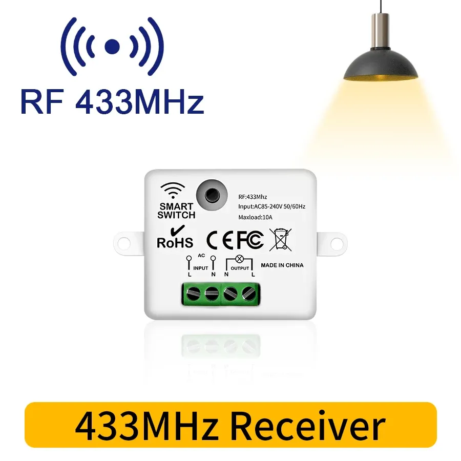 

Беспроводной мини-выключатель GGBEE RF433 10А