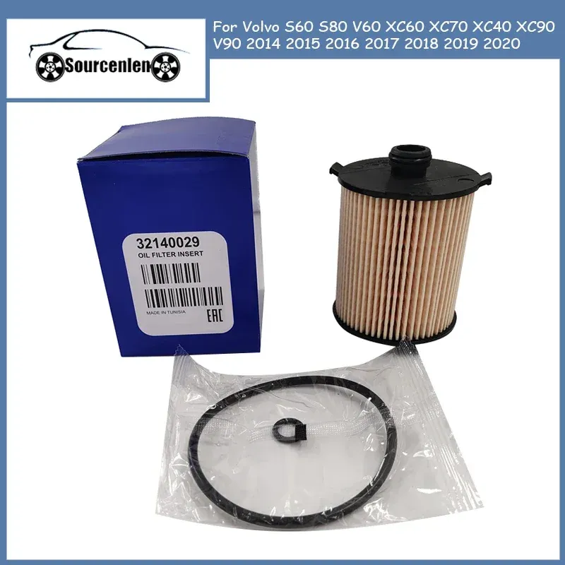 

Комплект масляных фильтров 32140029 31372212 для Volvo S60 S80 V60 XC60 XC70 XC40 XC90 V90 31372214 2015 2014 2016 2017 2018 2019