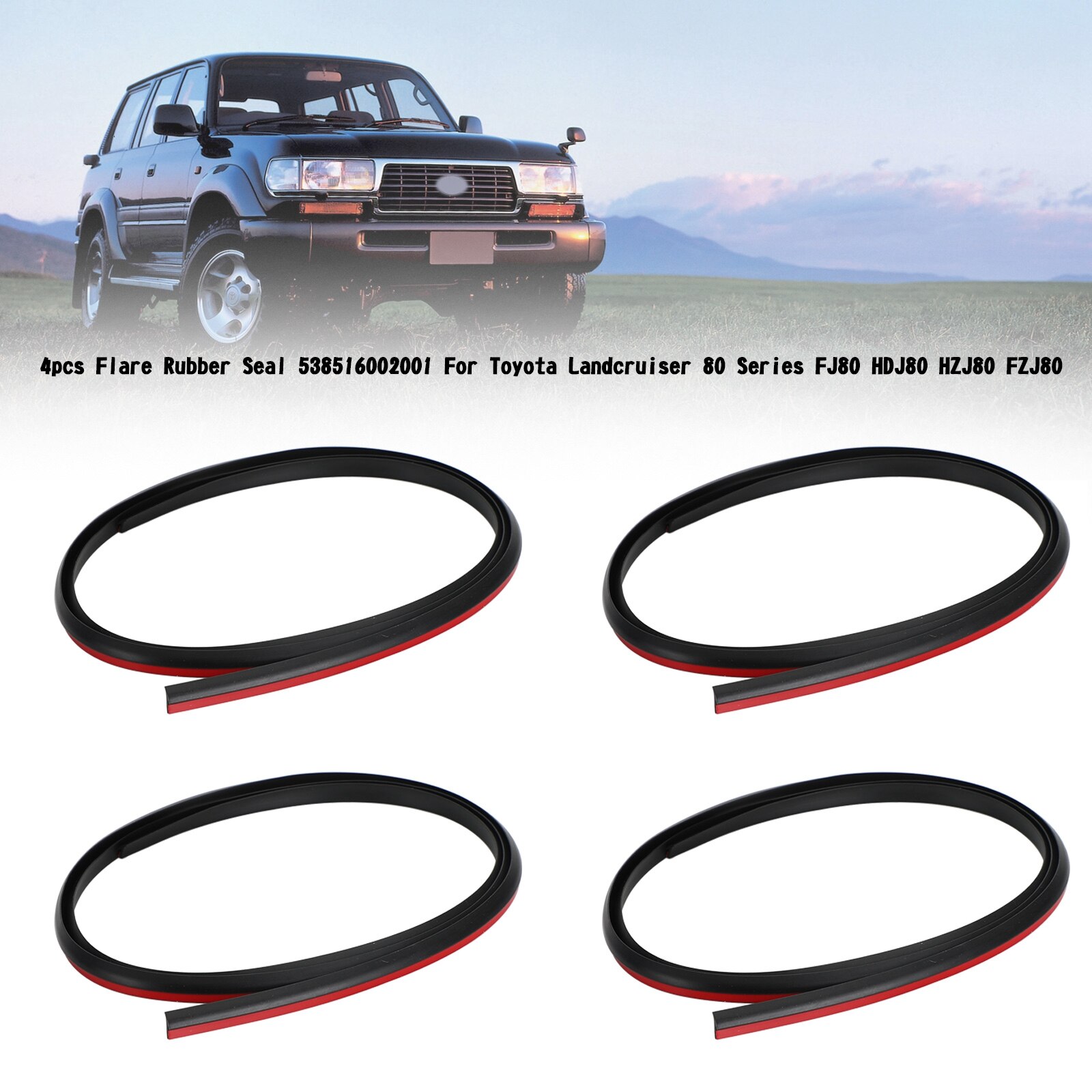

Artudatech 4x клеш резиновое уплотнение 538516002001 для Toyota Landcruiser 80 серии FJ80 HDJ80 автомобильные аксессуары