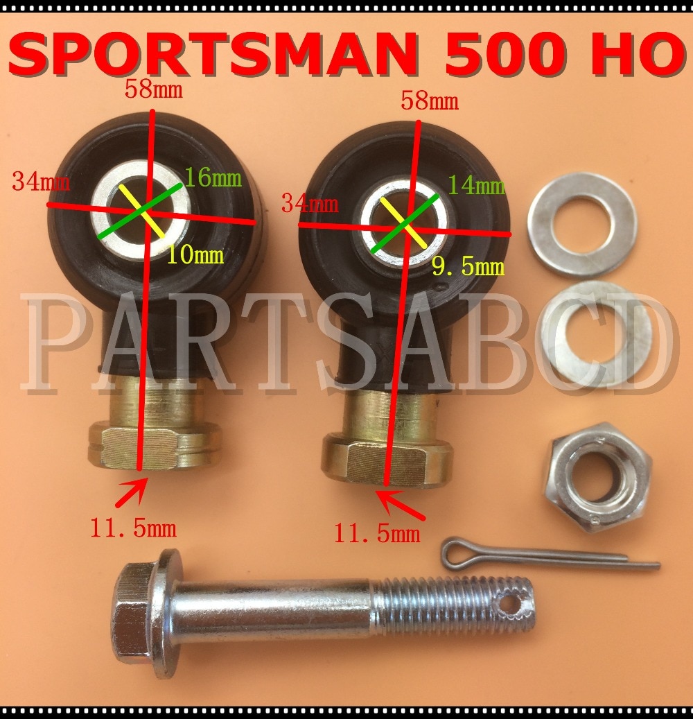 

КОМПЛЕКТ КОНЦЕВ ТЯГИ для POLARIS SPORTSMAN 500 HO 2006 2007 2008 2009 2010-12