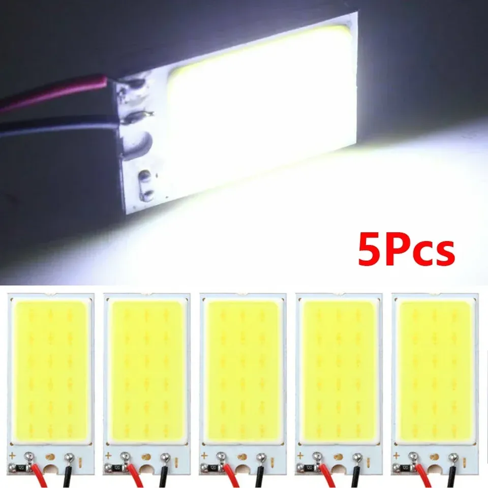 

VERYUS 5 шт. Белая лампа COB 18LED Festoon 31 мм 36 мм 39 мм T10 W5W Светодиодный светильник COB 12 В для салона автомобиля Купольные лампы для чтения багажника НОВЫЙ