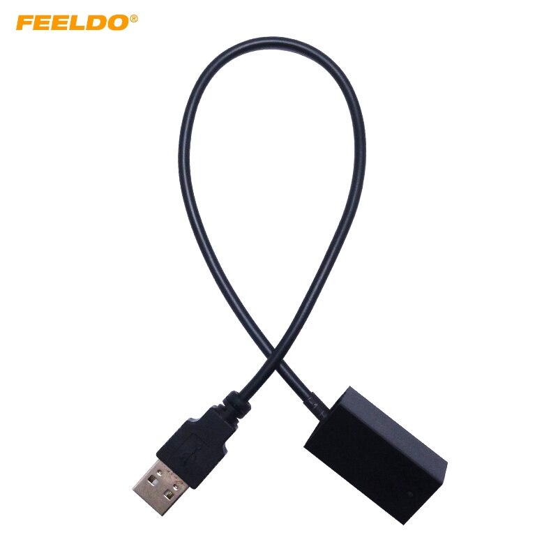

FEELDO Удлинительный usb-кабель-адаптер, 1 шт., провод для Honda Civic/Jazz/Accord/Odyssey 2009 ~ вперед, головное устройство, аудиосистема