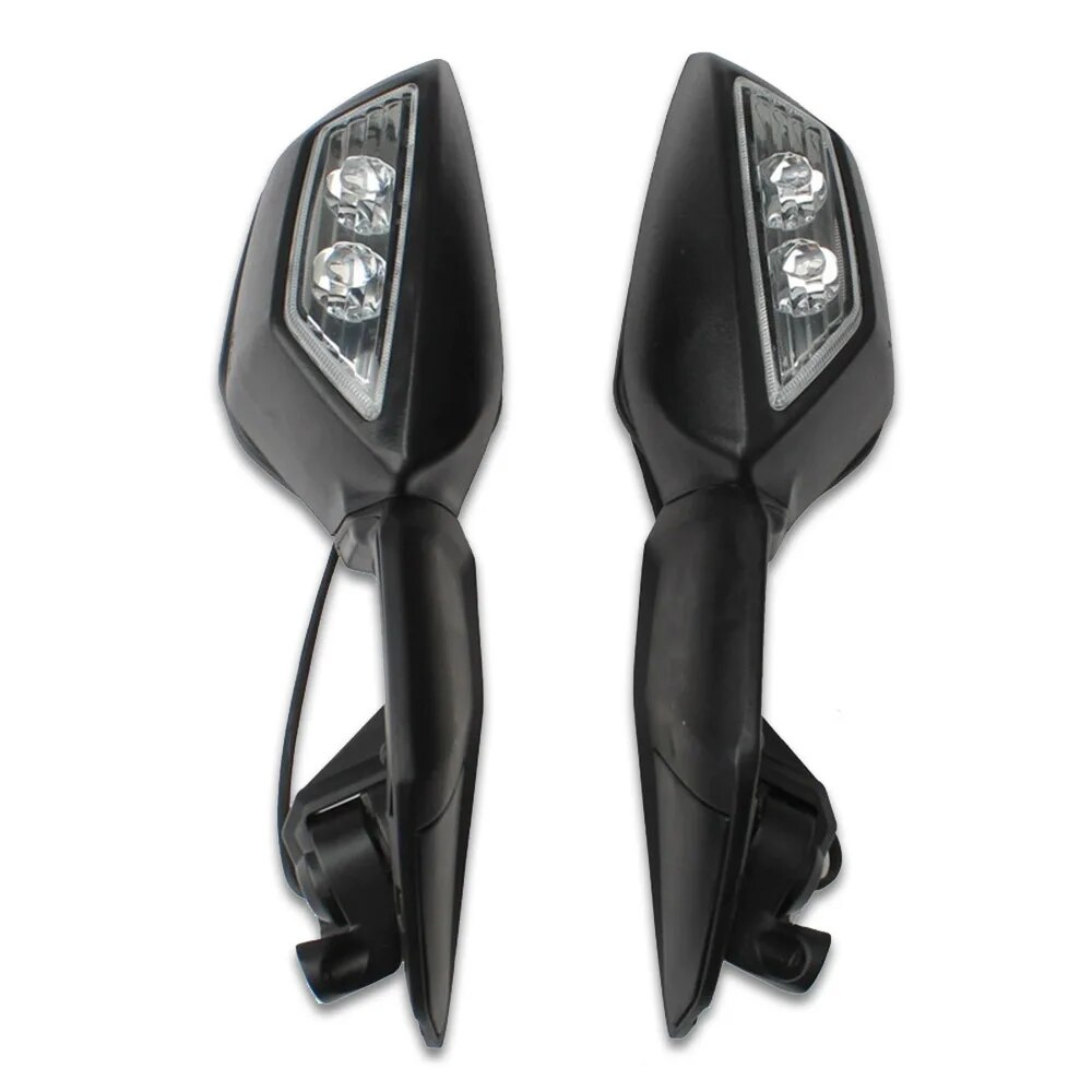 

Новые зеркала заднего вида для Kawasaki H2 NINJA 400 ZX4R ZX10R ZX 10R 2016-2020 мотоциклетные светодиодные зеркала с указателем поворота