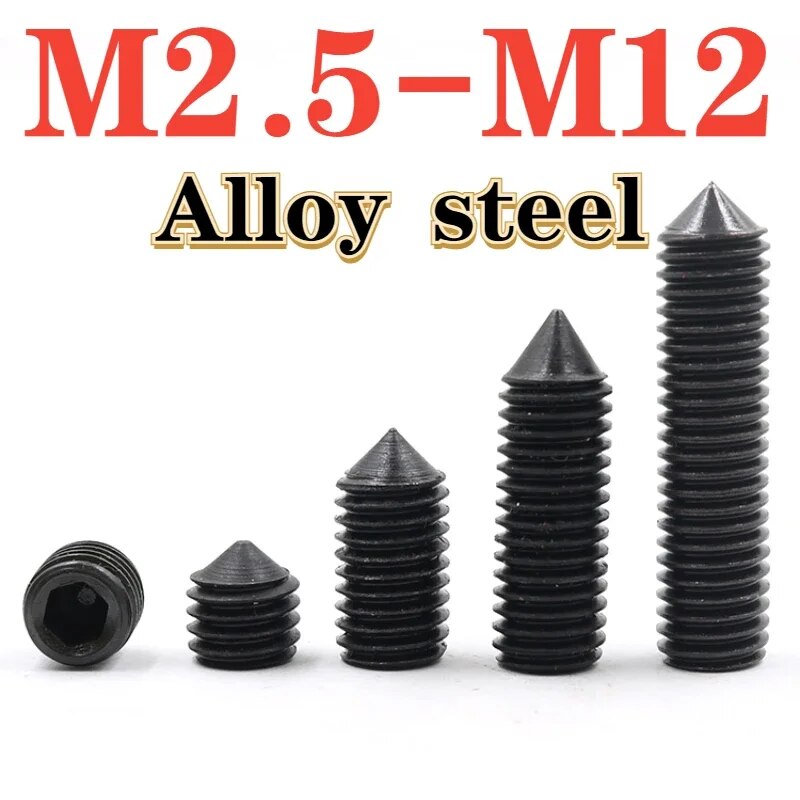 

Болты из легированной стали черные M2.5 M3 M4 M5 M6 M8 M10 M12