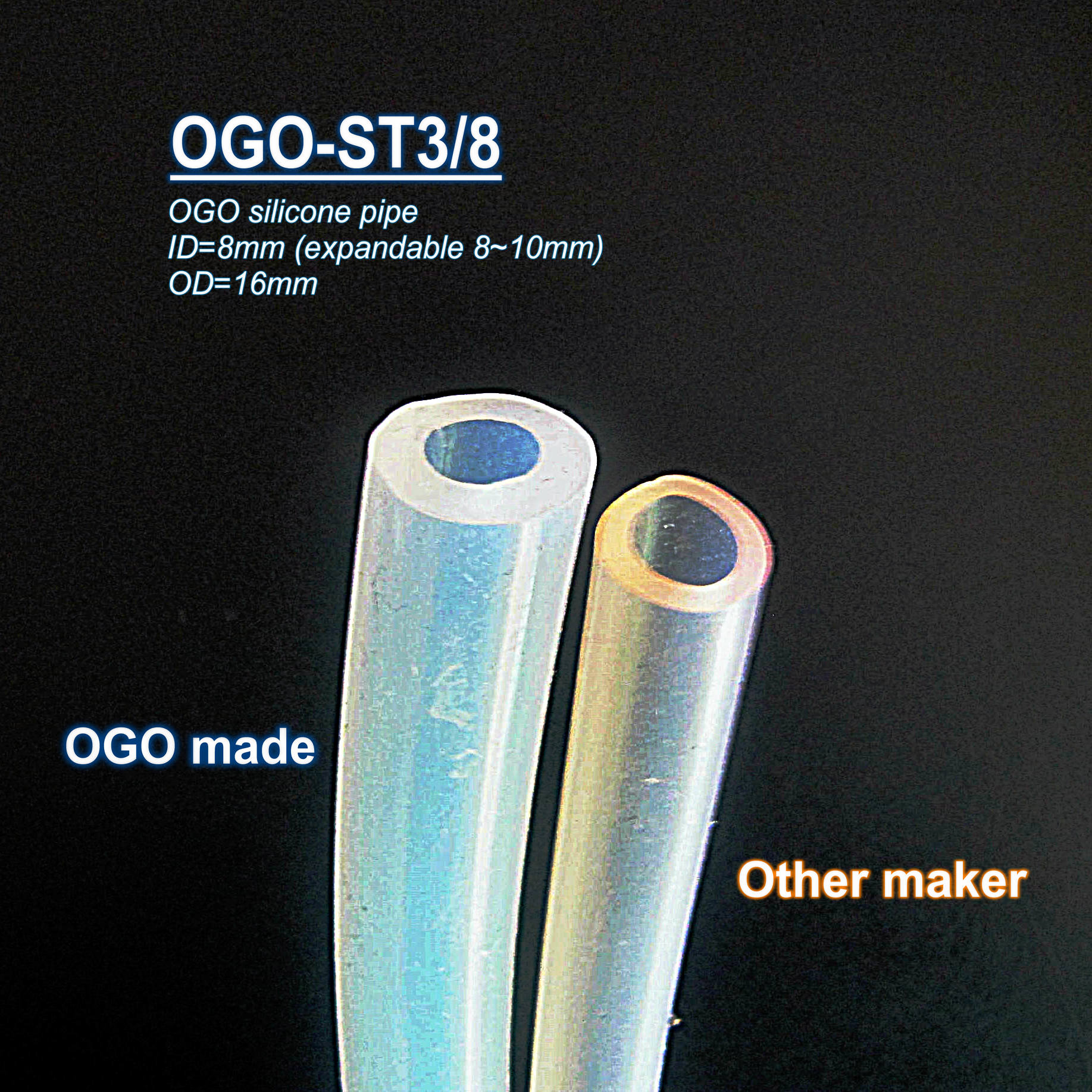 

Силиконовая трубка OGO ID 3/8 дюйма HHO, предназначена для лучшего класса