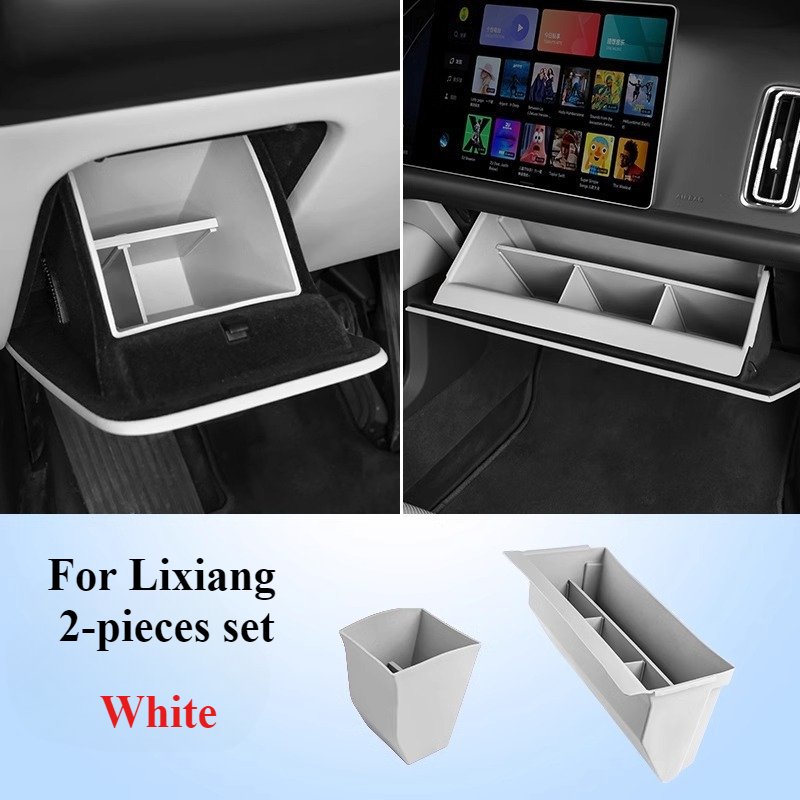 

Для Lixiang L7 L8 L9 2022 2023 2024 2025 автомобильный ящик для хранения водителя и пассажира, прозрачный органайзер, ящики для хранения, аксессуары