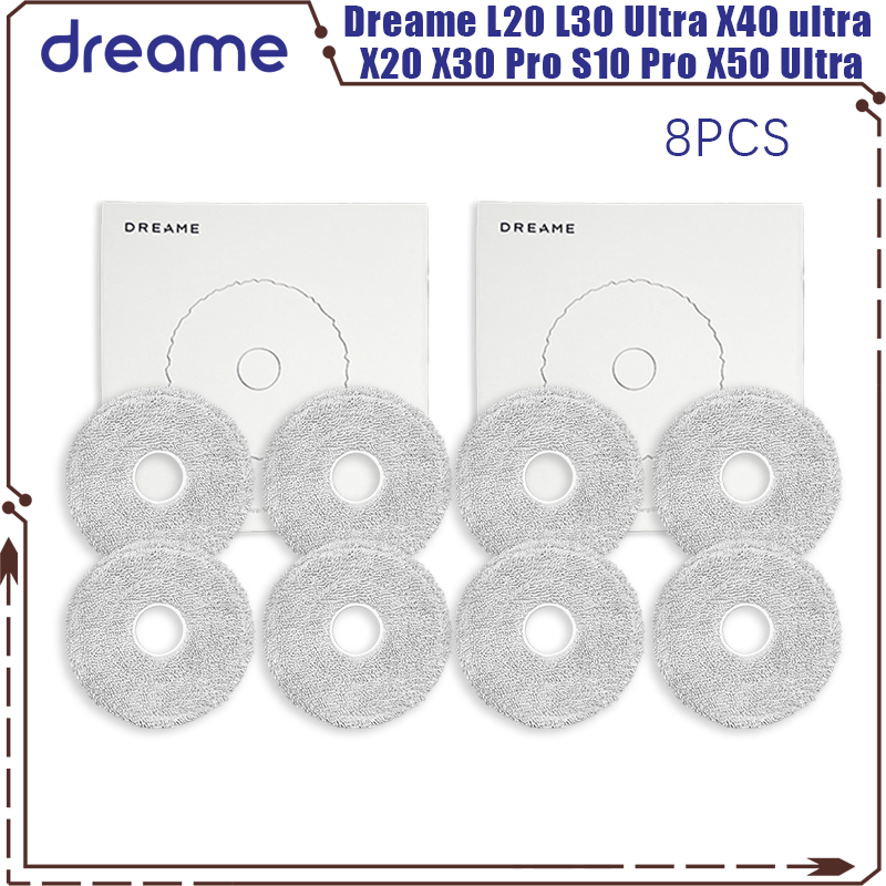 

Оригинальный Dreame Bot L20 Ultra L30 Ultra X40 ultra X20 X30 Pro S10 Pro X50 Ultra L10s Pro Ultra Heat Rotary Mops Pad Аксессуары