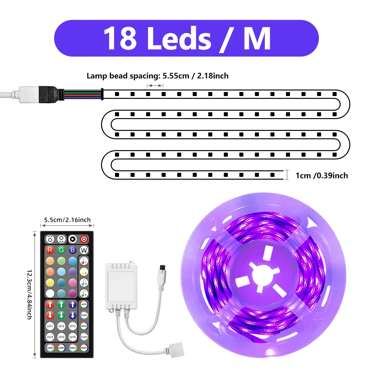 

aiopp RGB светодиодная лента 5050