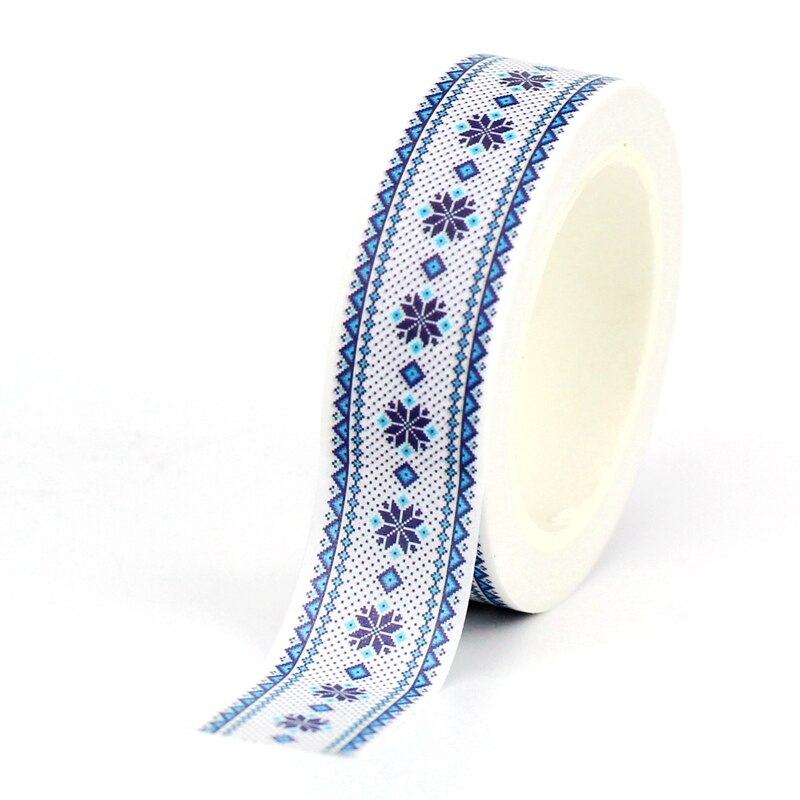 

Синяя декоративная лента GREATHOPE WASHI TAPE 10 м