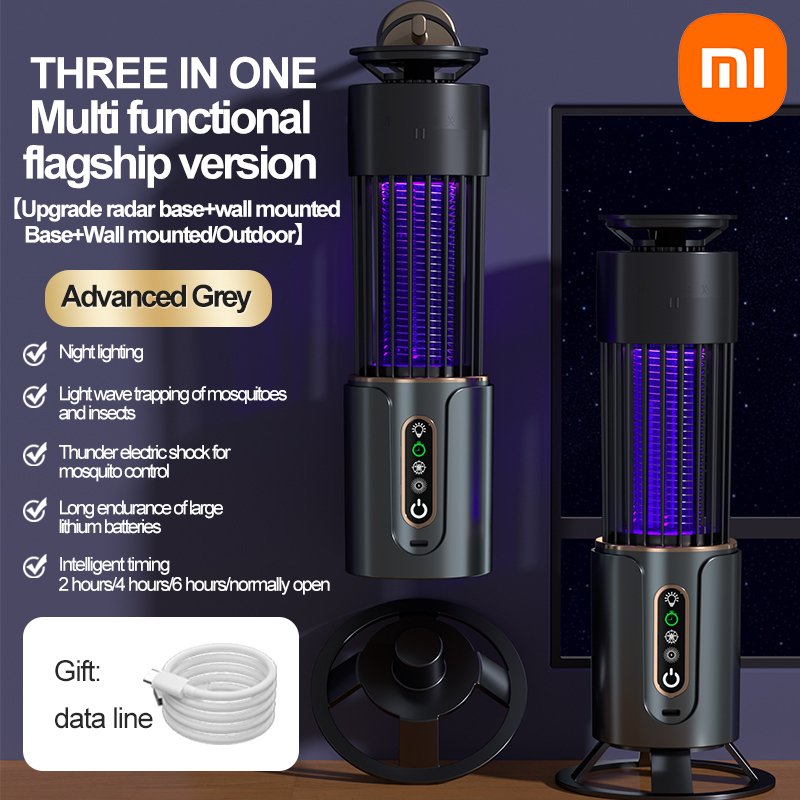 

Электрическая лампа Xiaomi от комаров, ловушка для насекомых, мух, кемпинга, уличный светильник для кемпинга, USB-размер, средство от комаров, репеллент от насекомых