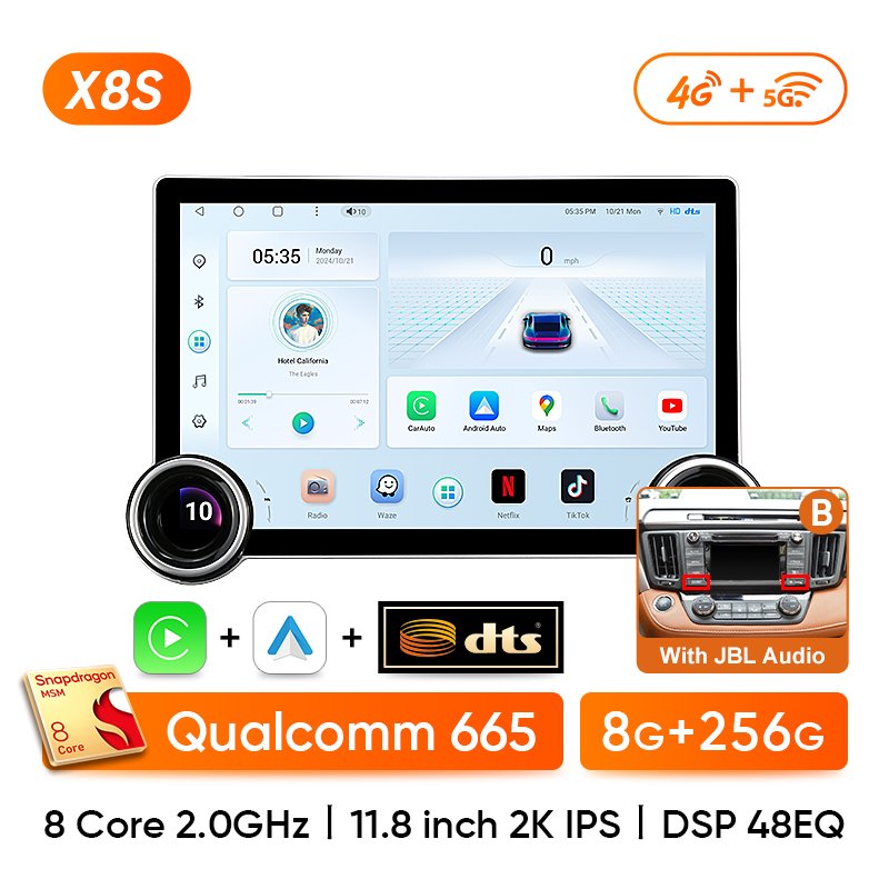

Автомобильное радио Ainavi для Toyota RAV4 RAV 4 XA40 2013 2015 2016 2017 2019 беспроводной Carplay Android Auto автомобильная мультимедийная стереосистема 2 Din