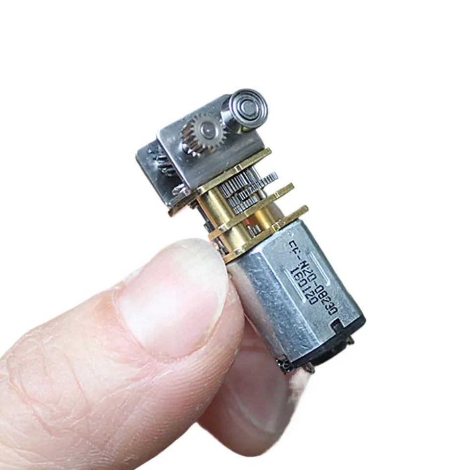 

Металлический мотор-редуктор Micro 12 мм N20, 3 В постоянного тока, 3,7 В, 5 В, 22 об/мин, медленный электрический двигатель для 3D-печати, детали ручки