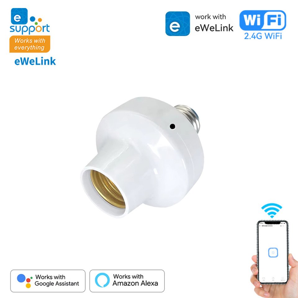 

RYRA Умный держатель лампы E27 Wi-Fi