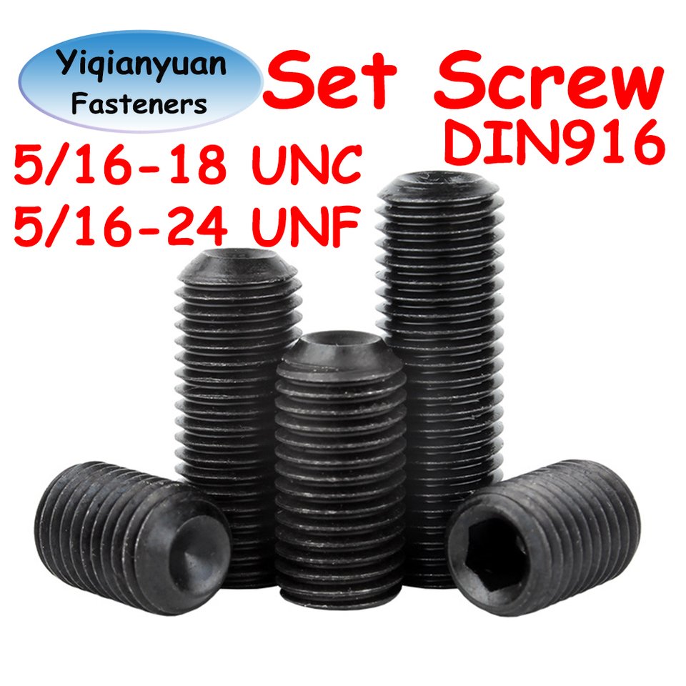 

Yiqianyuan шестигранные установочные винты DIN916 класс 12,9