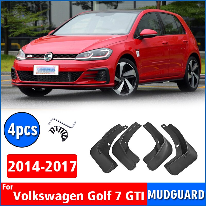 

Брызговики 2014-2019 для Volkswagen VW Golf 7 GTI, брызговики, брызговики, автомобильные аксессуары, брызговики, брызговики спереди и сзади, 4 шт.