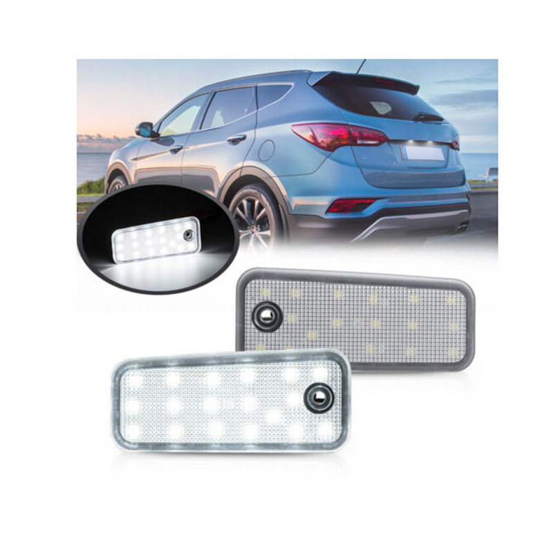 

Авто светодиодная лампа освещения номерного знака для Hyundai Santa Fe DM 2013-2018 92501-2W000 92501-2W010 92501-B8010 92501-B8000