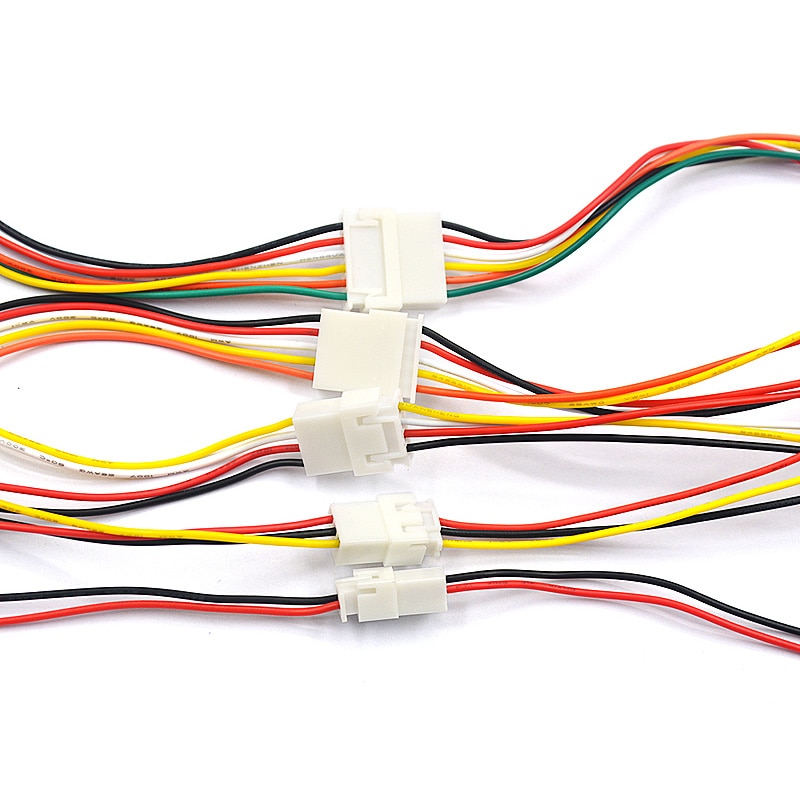 

Кабель соединитель JST XH2.54 2/3/4/5/6 Pin 26AWG 100/200/300 мм
