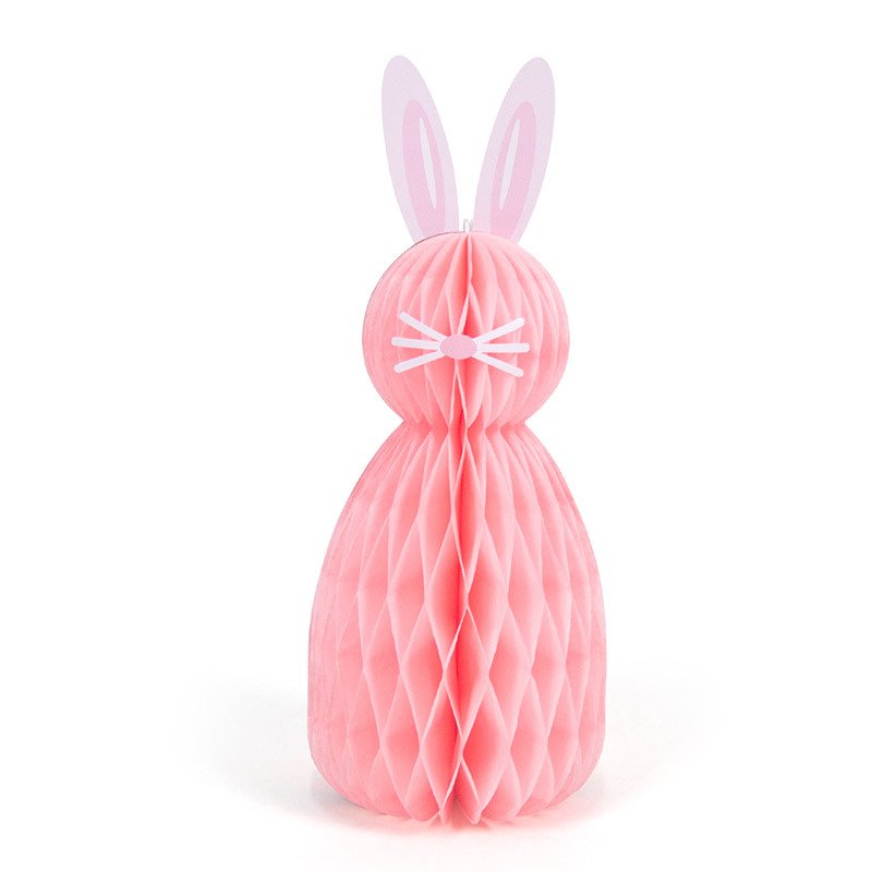 

Пасхальное украшение 3D кролик из бумаги