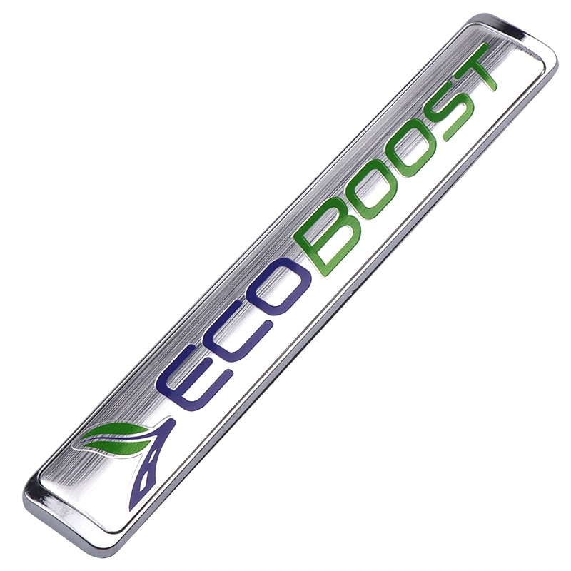

Автомобильный Стайлинг, эмблема Ecoboost, значок, спортивный логотип, 3D наклейка для Ford Focus 2 3 4 Fiesta Kuga Escape Mondeo Edge, аксессуары для Ecosport