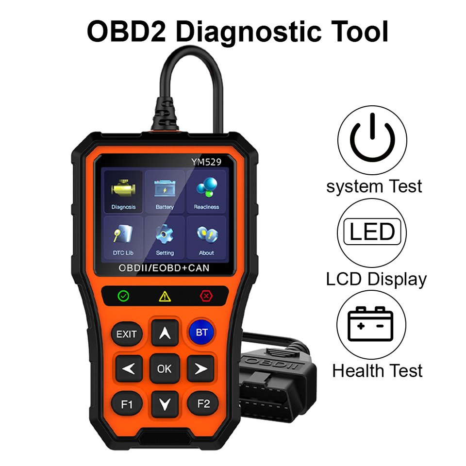 

Профессиональный Диагностический Сканер Obd2, Считыватель Кодов Двигателя Автомобиля, Проверка Здоровья Батареи
