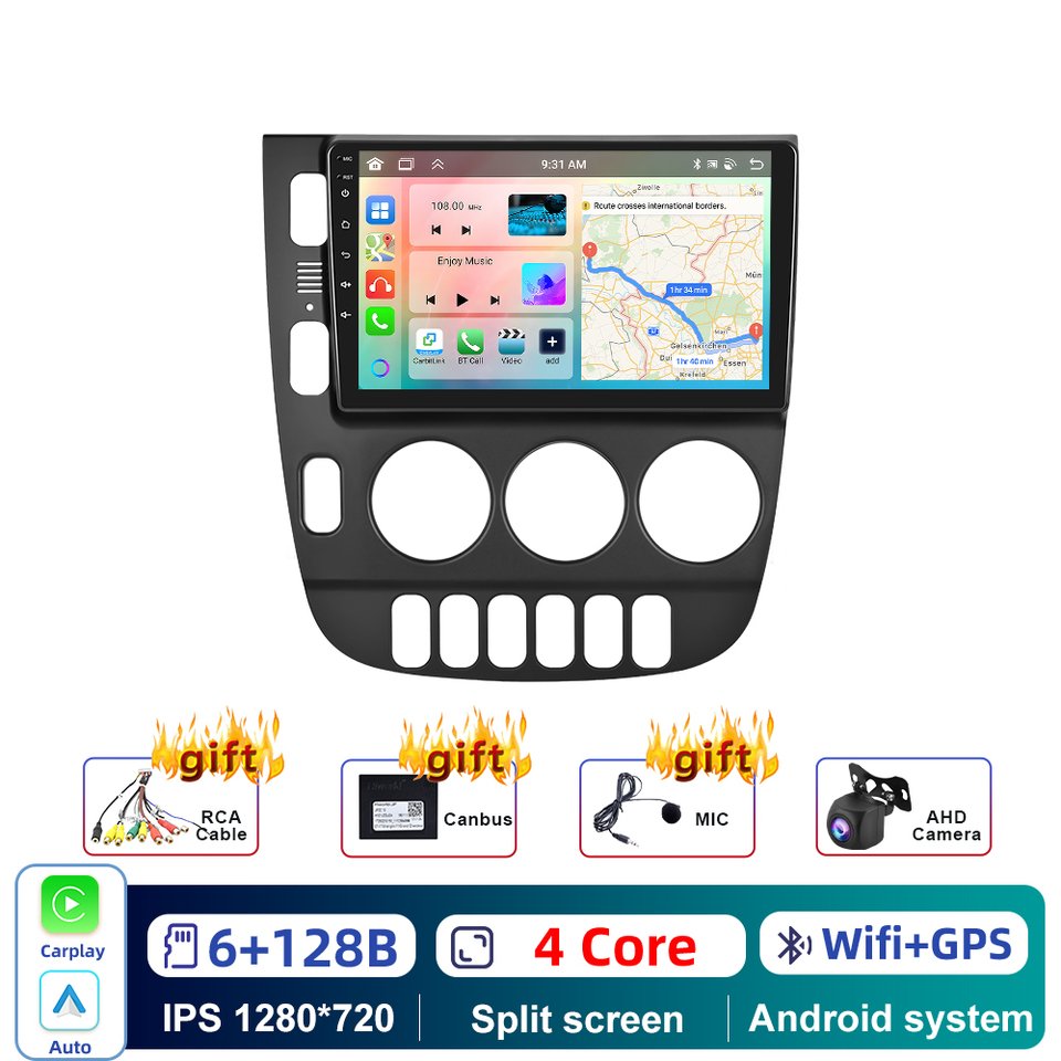 

Автомагнитола Podofo, 2din, Android, для Benz ML320 1998-2002, Carplay, стереопроигрыватель, Авторадио, Wi-Fi, GPS-навигация, FM/RDS