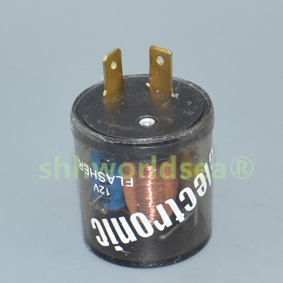 

worldgolden 3pin 2pin 12V 20A круглый стиль электронный указатель поворота мигалка светодиодное реле мигалки подходит для Honda пластик + металл