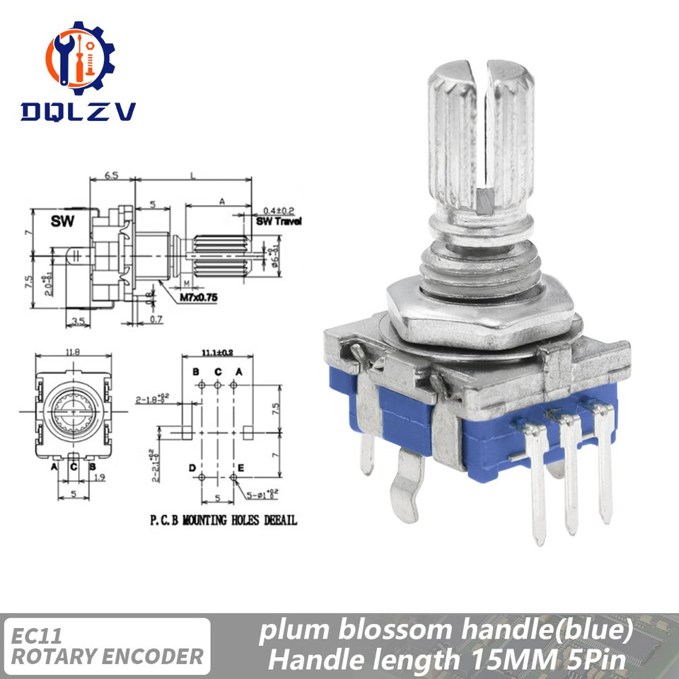 

Поворотный энкодер EC11 DQLZV