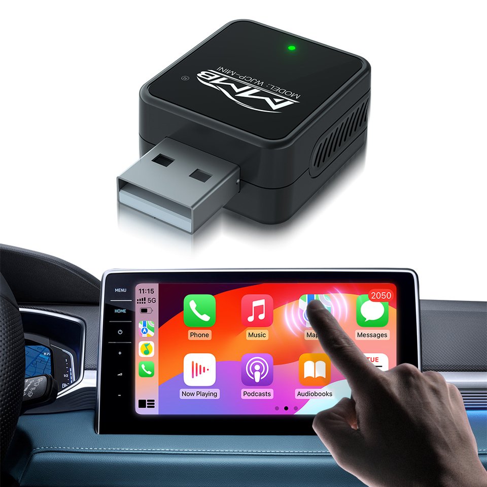 

MMB Мини Беспроводной Адаптер Apple CarPlay Smart Car Ai Box Онлайн Обновления BT 5.2 Auto Connect Для Audi Benz Kia Honda Toyota Ford
