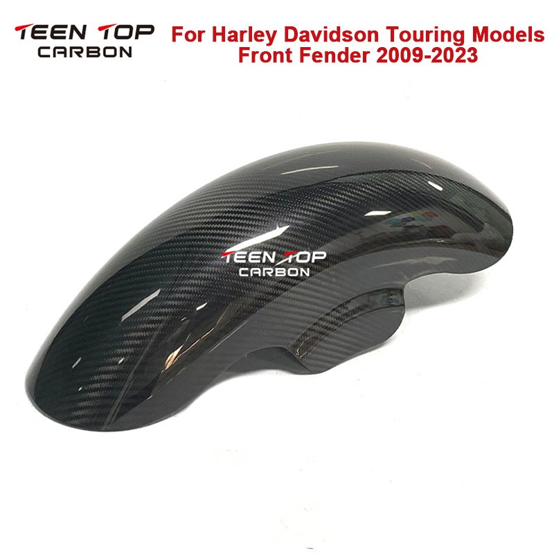 

Переднее крыло из кованого углеродного волокна для моделей Harley Davidson Touring 09-23, переднее крыло, защита обтекателя колеса Hugger