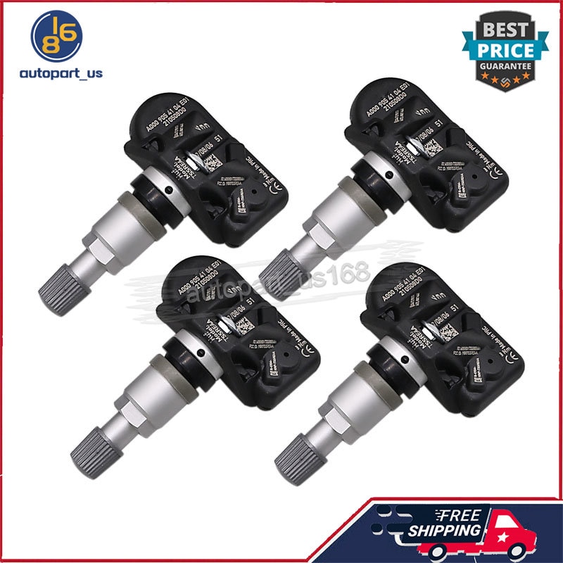 

4 шт. 433 МГц A0009054104 A0009057205 TPMS датчик давления в шинах для Mercedes-Benz A Class B Class CLA GLB