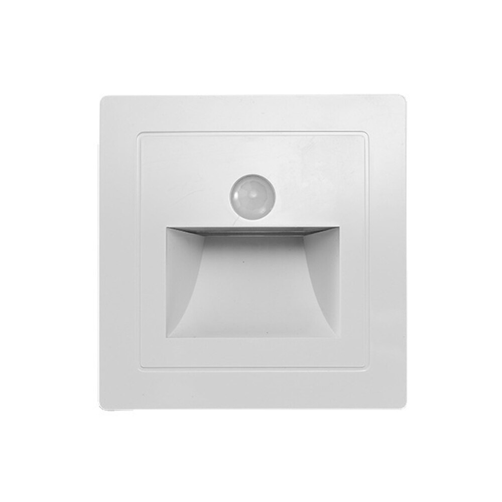 

AC110V-240V 2W PIR датчик движения Светодиодный лестничный свет Инфракрасная индукционная лампа человеческого тела для лестницы настенного освещения кухни