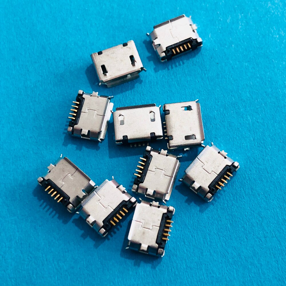 

10 шт./партия G16Y Micro USB Тип B гнездо 5Pin SMT гнездо разъем коннектор порт PCB плата зарядка