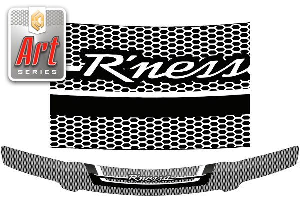

Дефлектор капота Серия "Art" черная Nissan Rnessa Год выпуска 1997-2000