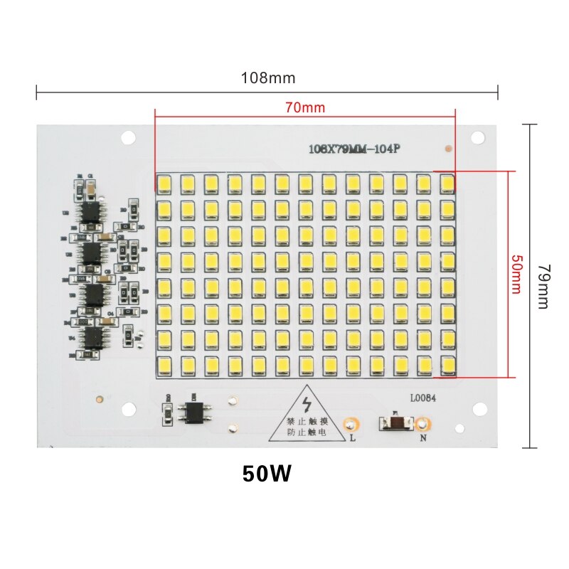 

LAN MU светодиодные чипы 220В SMD 2835 10-100Вт