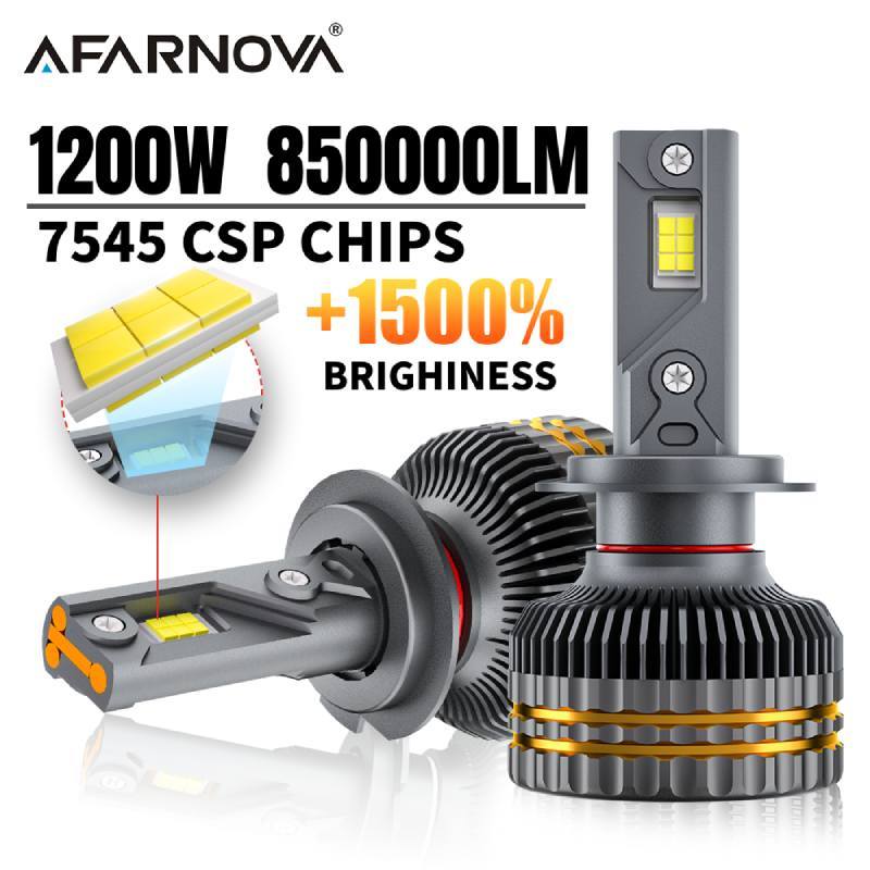 

H7 H4 9005 Светодиодные лампы для фар 1200 Вт Высокая мощность H8 9012 H13 HB3 HB4 9006 H11 LED Alta Potencia 6000K 850000 Автоматическая противотуманная фара LM 12 В