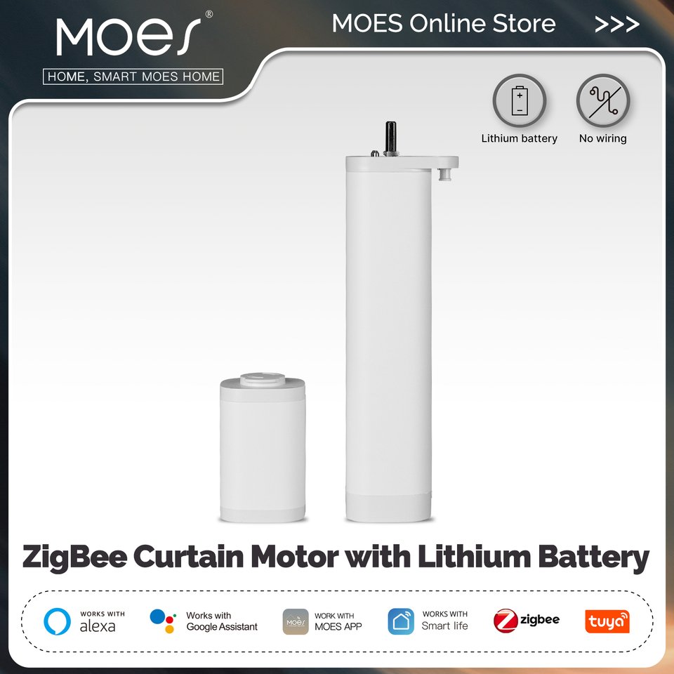

Пульт дистанционного управления для штор Moes Tuya Zigbee Curtain Motor