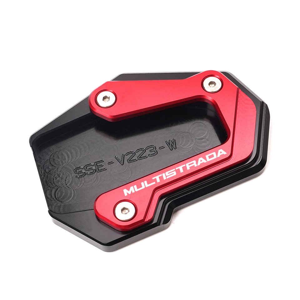 

Увеличенная пластина, подходящая для DUCATI Multistrada V2 V4 S 950 1100 1200 S GT 1260 Monster 696 821, боковая подставка для мотоцикла с ЧПУ, аксессуары