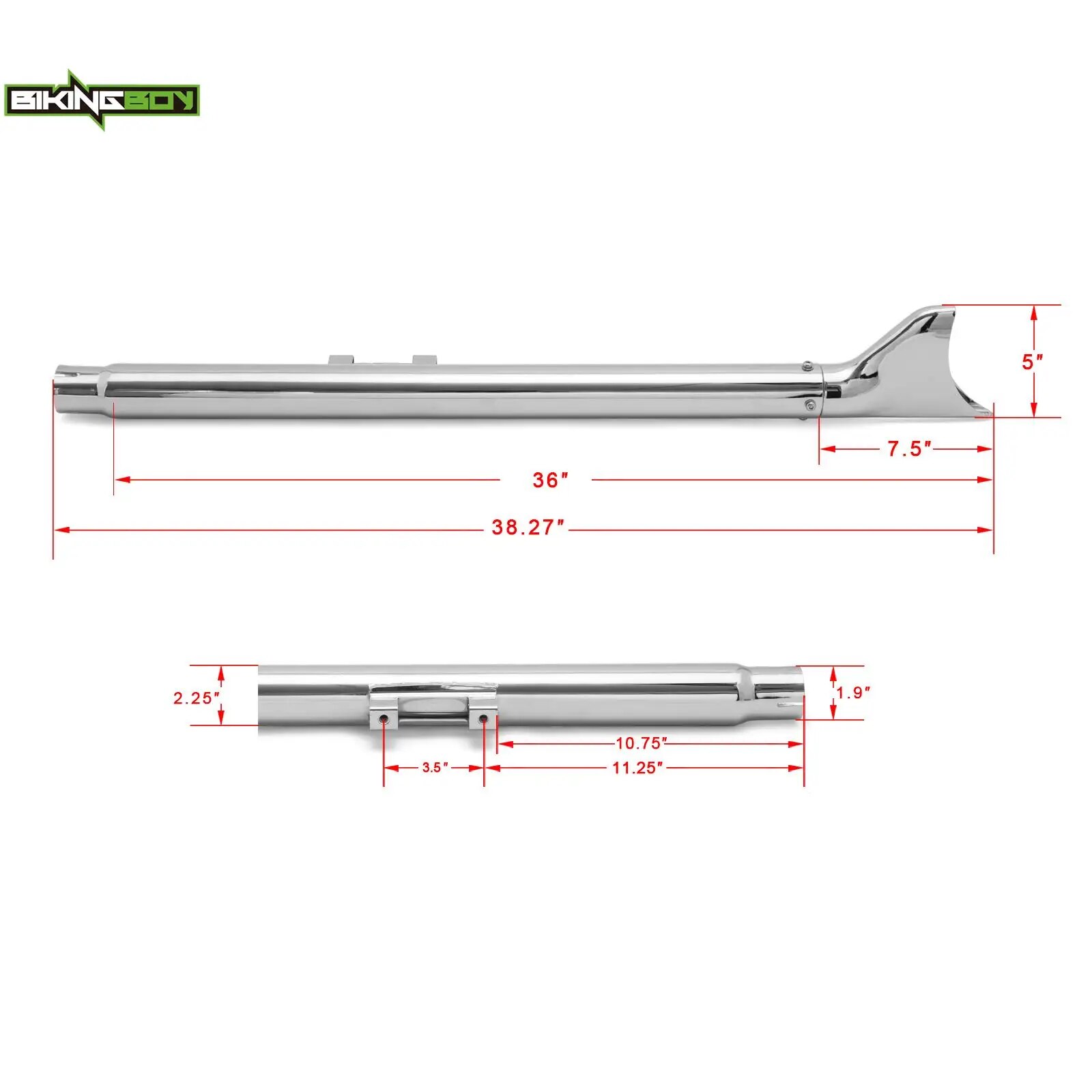

Slip On 33 "36" 39 "42" глушитель «рыбий хвост» выхлопная труба Softail Chopper Fatboy FLSTF Heritage FLSTC FXSTC FLSTN FXSTD 07-17 16 15