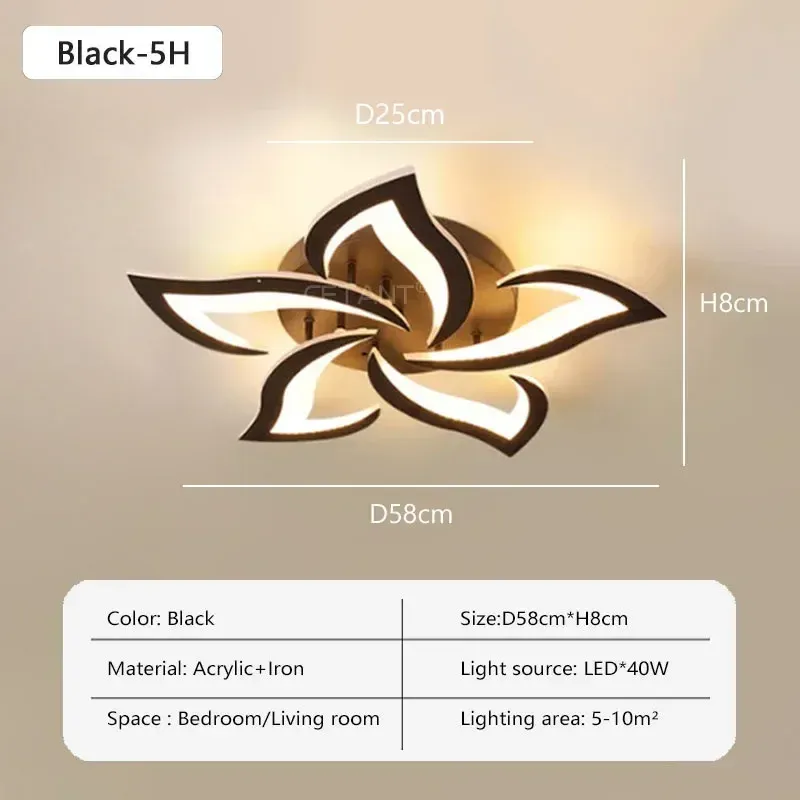 

DARHYN Потолочный светильник LED черный/белый 24Вт/40Вт