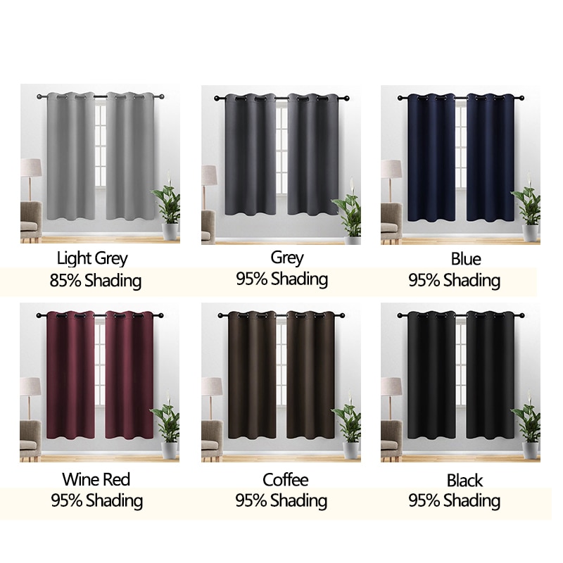 

Тканевые шторы JCyh Rainbow Decor blackout, высокое затенение