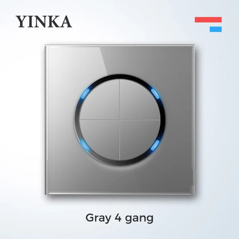 

YINKA Круглый стеклянный выключатель