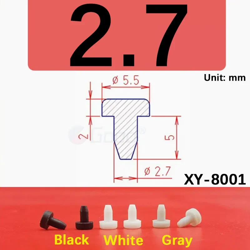 

Белые силиконовые заглушки для отверстий 2-14 мм