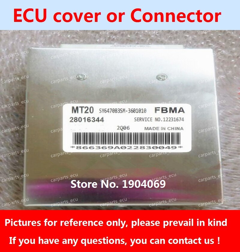 

Двигатель бортовой компьютер 28016344 12231674 SY6470B3SM-3601010 MT20 ECU 28017726 B1100062 для блеск Jinbei Grace/Euro III автомобиля