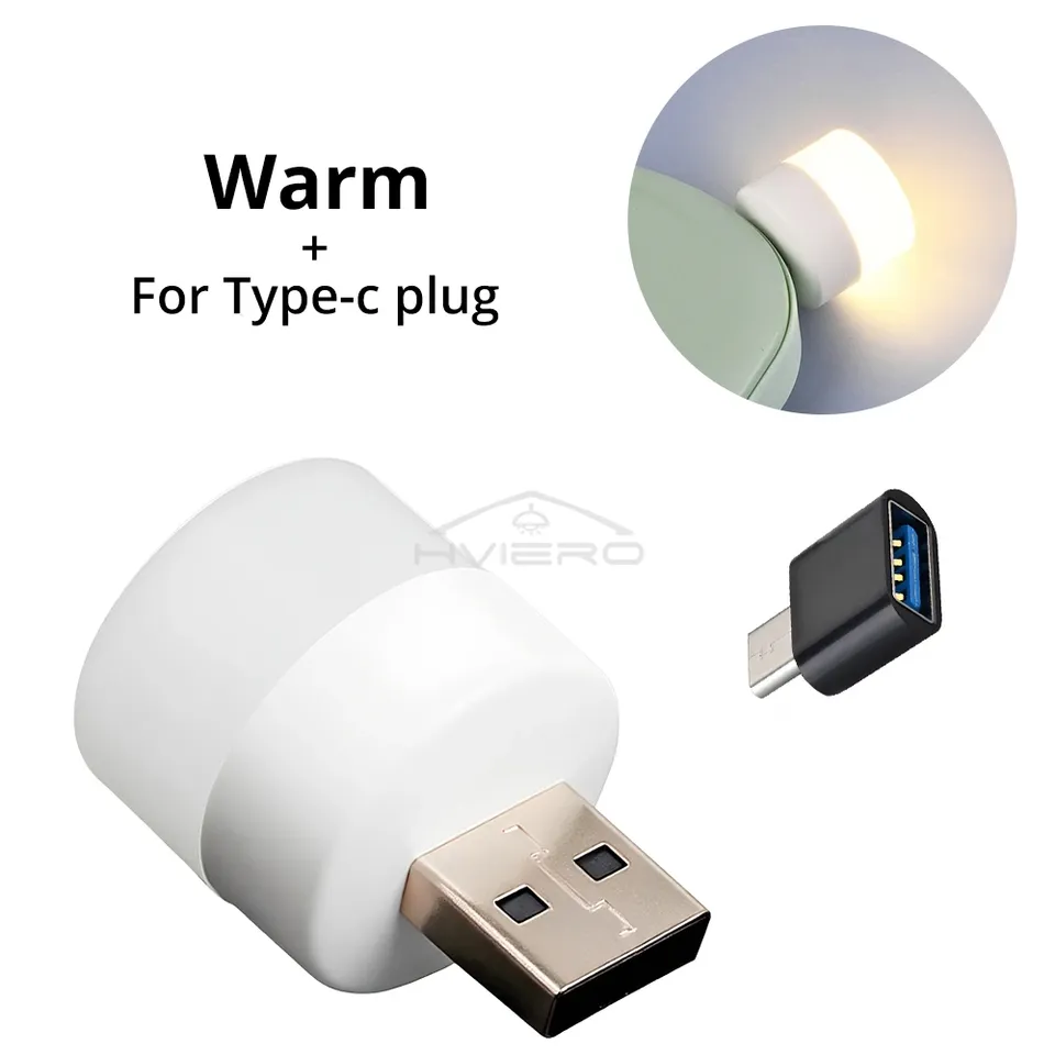 

Мини-ночные светильники с USB-разъемом, портативный аккумулятор, зарядка, светодиодный светильник для книг, круглая лампа для защиты глаз для чтения