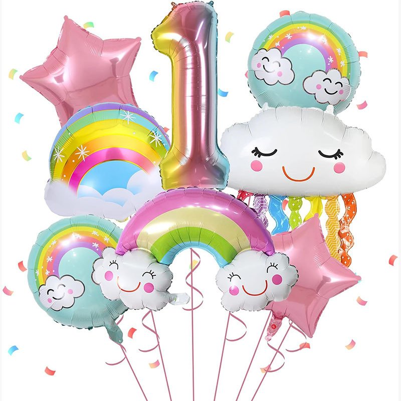 

Радужные воздушные шары 32 дюйма для детей 1-9 лет