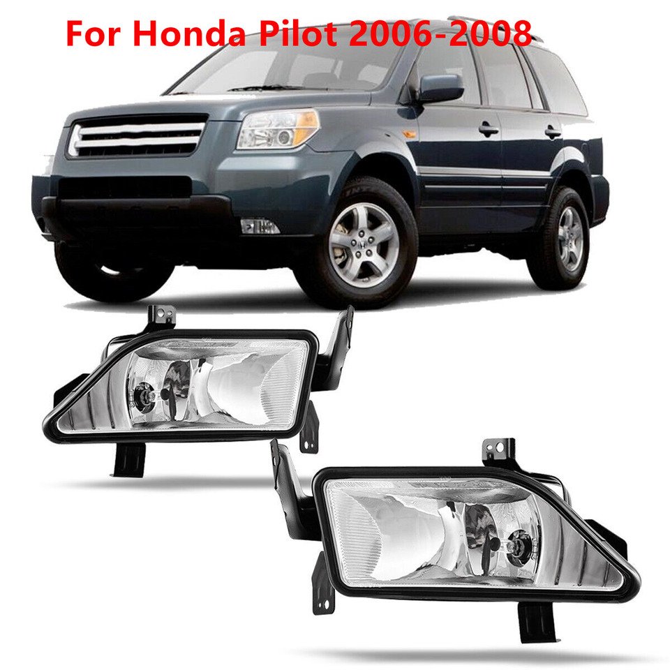 

Чехол для Honda Pilot противотумансветильник ры 2006 2007 2008 Галогенные Противотуманные фары H11 12 В 55 Вт с комплектом проводки