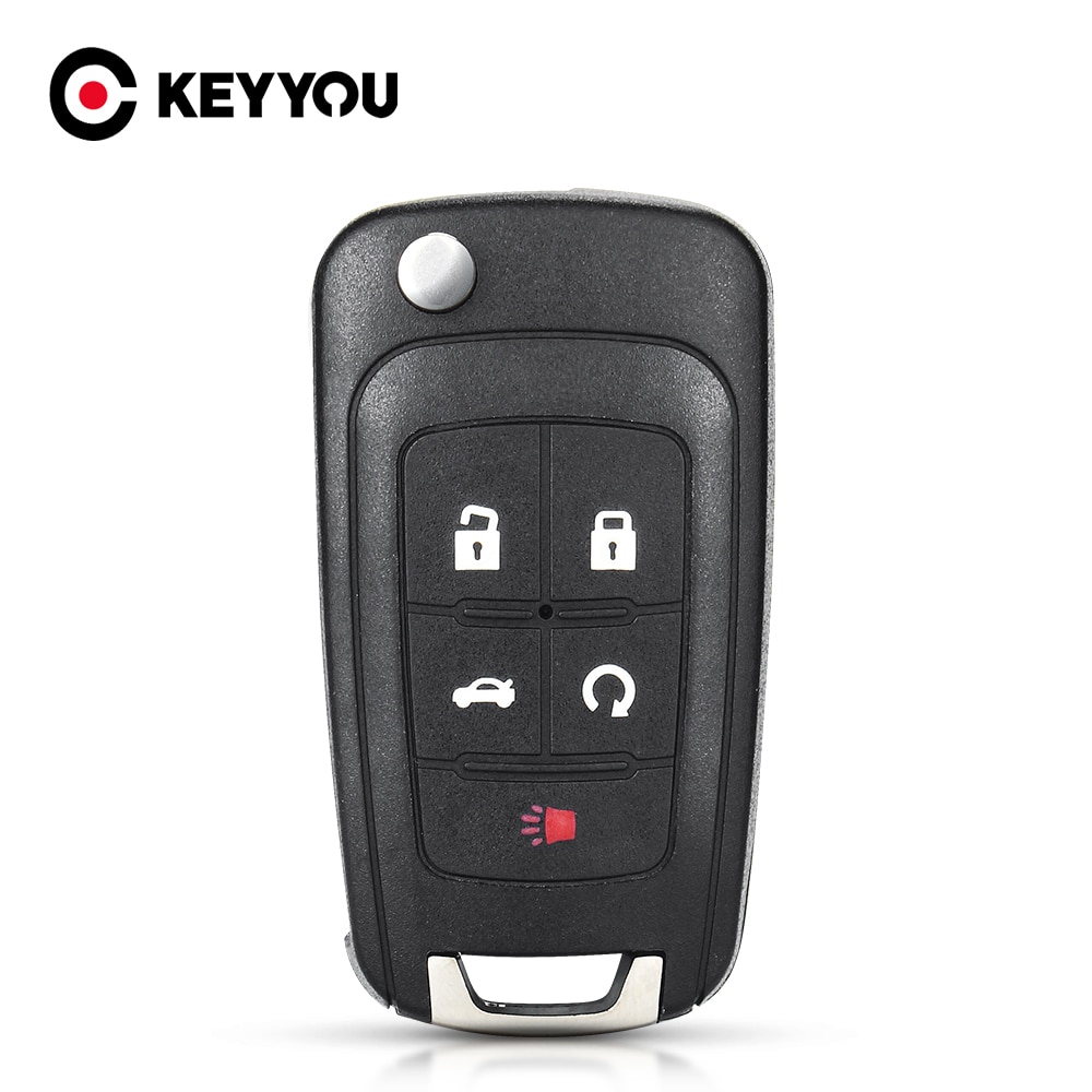 

Чехол-брелок KEYYOU складной с 5 кнопками для Buick Excelle Verano LaCrosse Regal